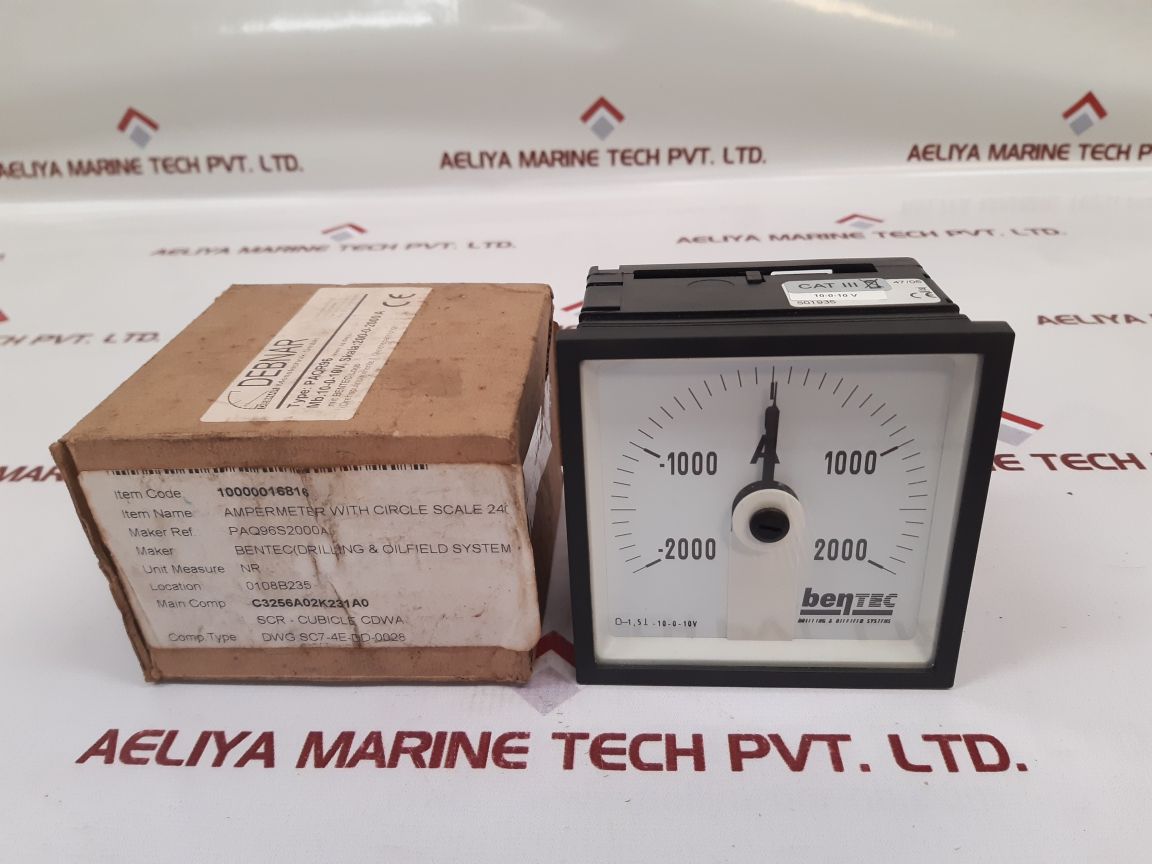Bentec Paqr96 Ampermeter