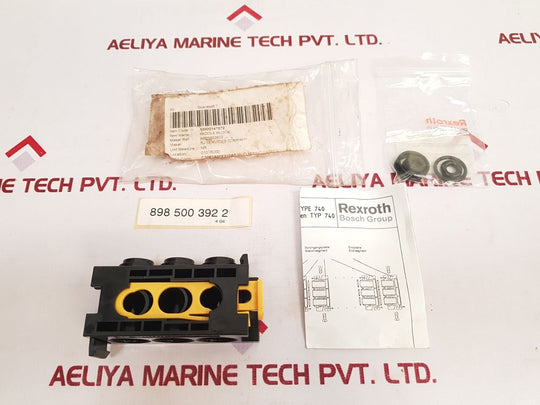 Rexroth 898 500 392 2 Thru Station Manifold