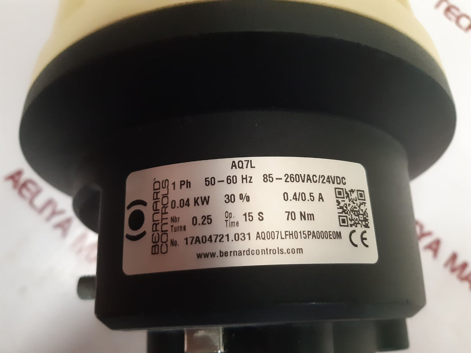 Bernard Controls Aq7L Waterproof Quarter-turn Actuator - Aeliya Marine Tech