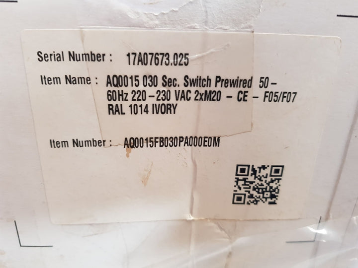 Bernard Controls Aq0015Fb030Pa000E0M Actuator - Aeliya Marine Tech