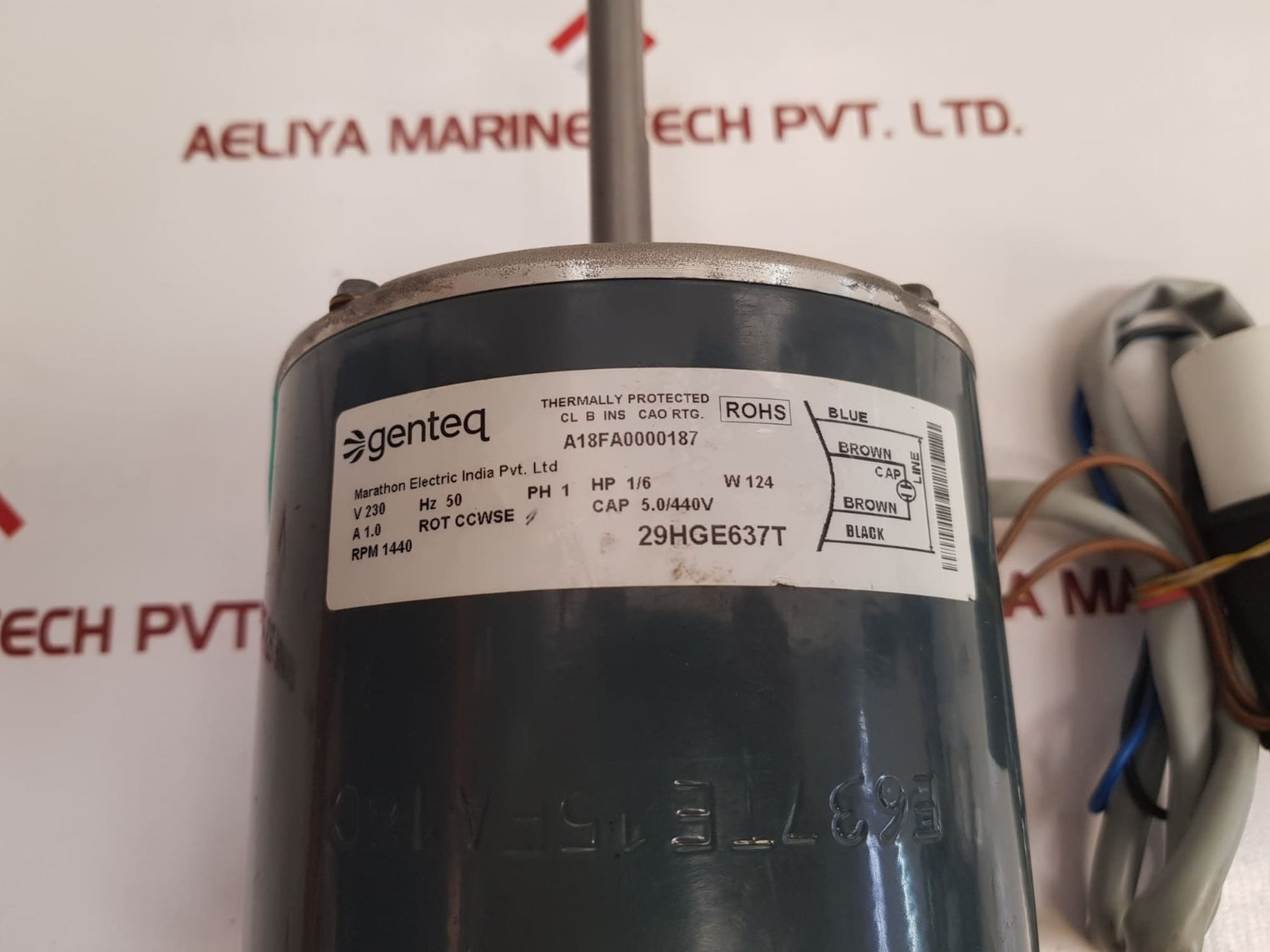 Genteq 29Hge637T Motor - Aeliya Marine Tech