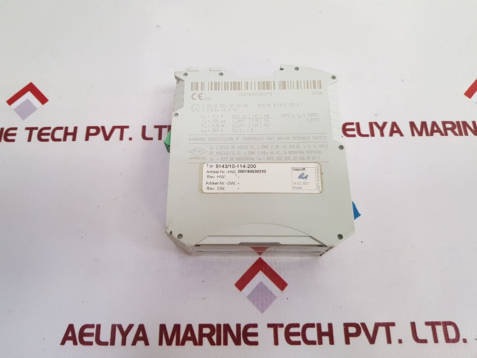 R.Stahl 9143/10-114-200-10 Power Supply - Aeliya Marine Tech