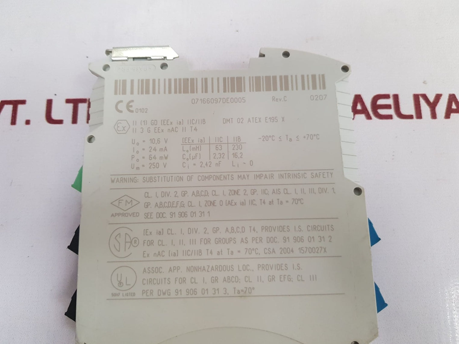 R.Stahl 9170/20-14-11 Switching Repeater - Aeliya Marine Tech