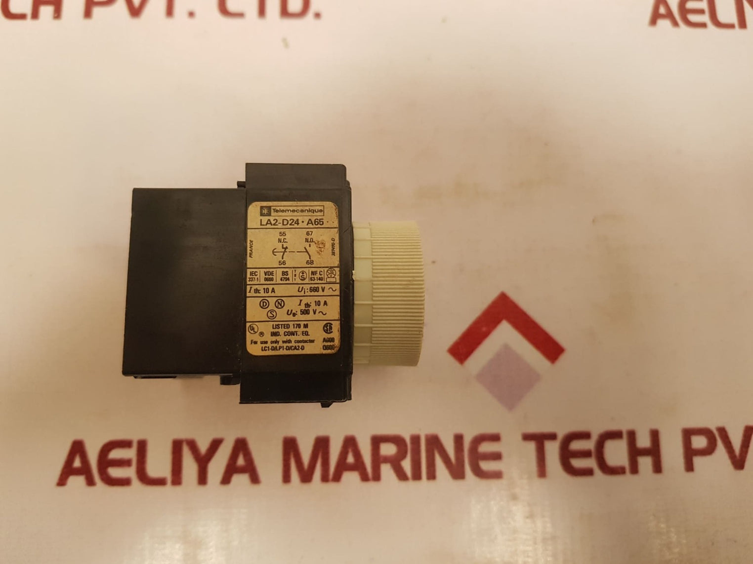 Telemecanique La2-d24.A65 Time Delay Block Used - Aeliya Marine Tech