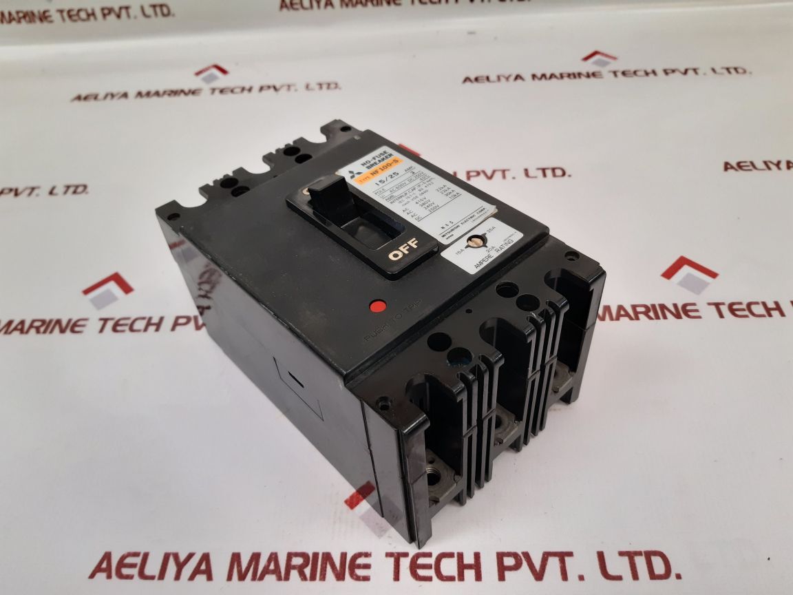 Mitsubishi Nf100-s No-fuse Breaker 15/25 Amp