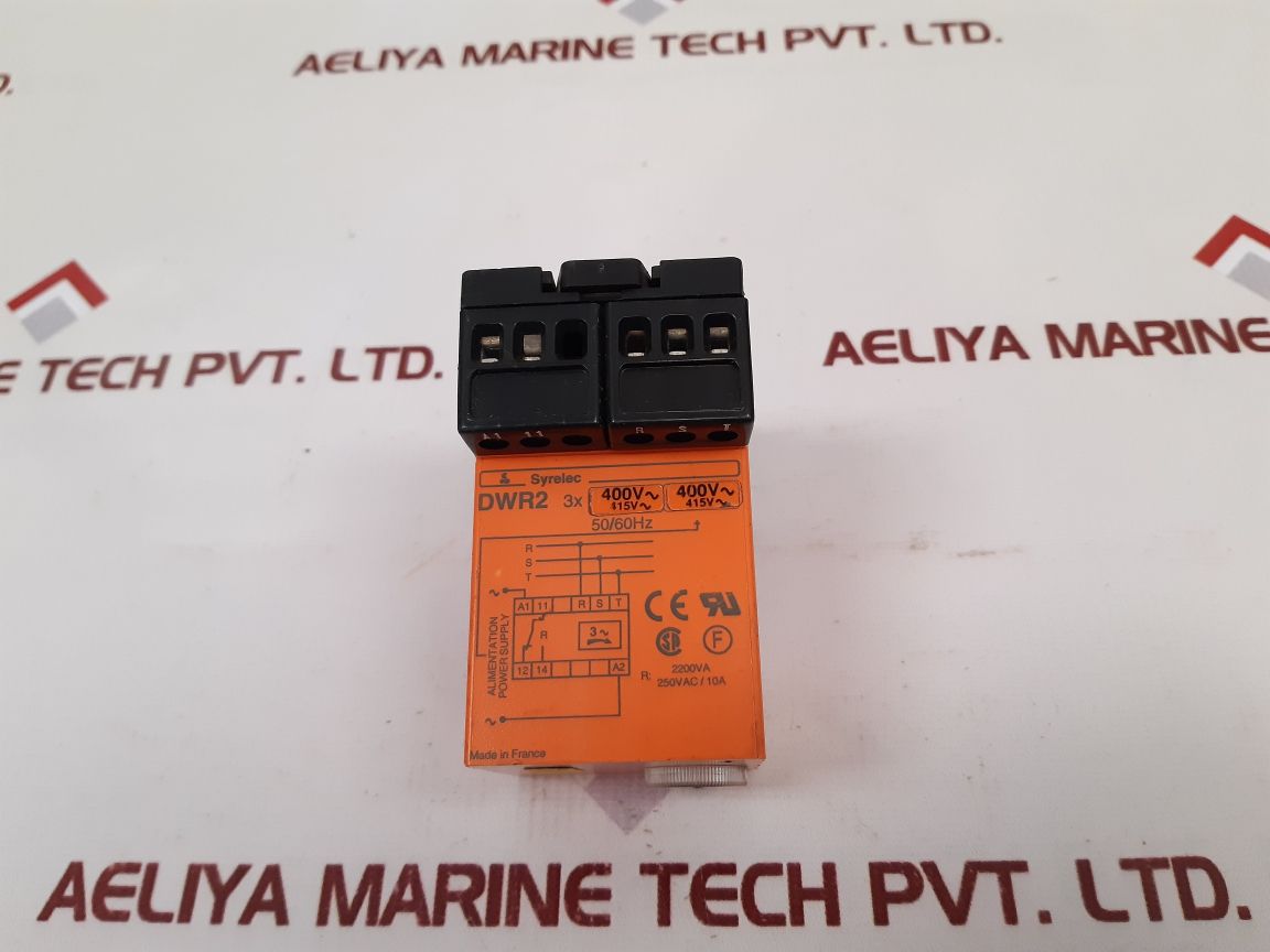 Syrelec Dwr2 3 Phases Monitor Relay - Aeliya Marine Tech