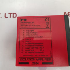 Pr Electronics 2204 Isolation Amplifier 2204b2d
