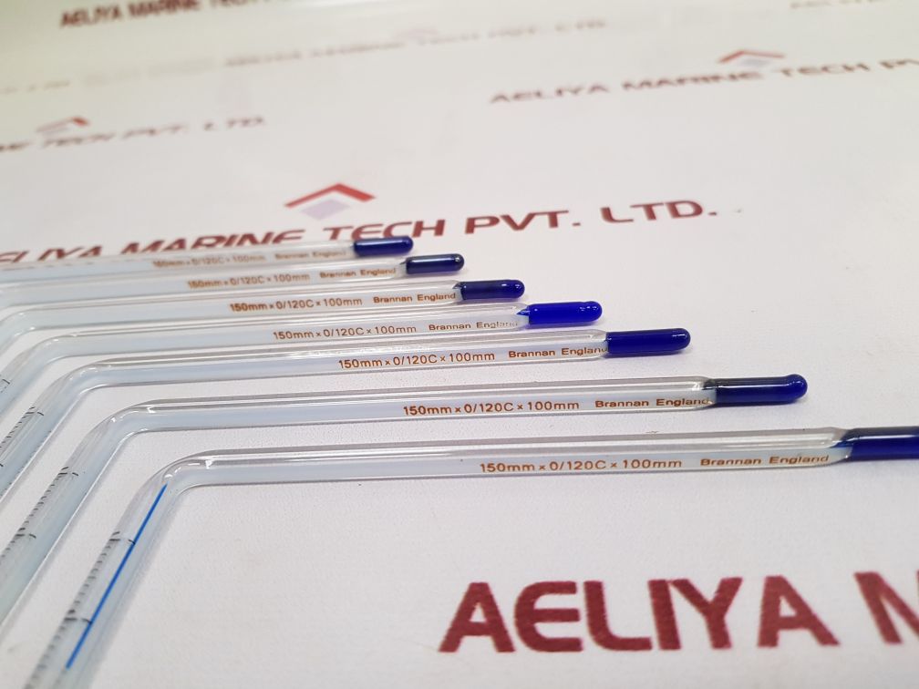 Set Of 7X Brannan 150Mmx0/120Cx100Mm Thermometer - Aeliya Marine Tech