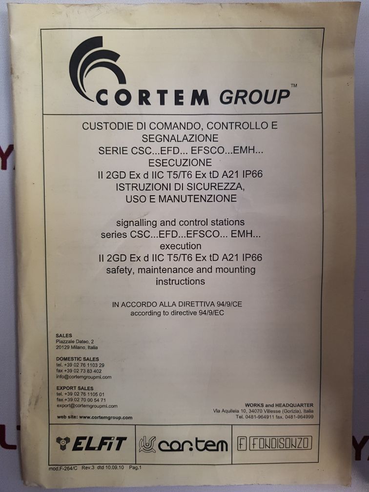 Cortem Efd3-40 Command And Control Station - Aeliya Marine Tech