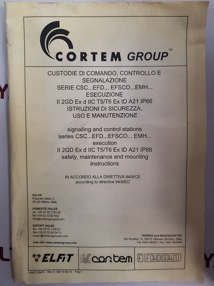 Cortem Efd3-40 Command And Control Station - Aeliya Marine Tech