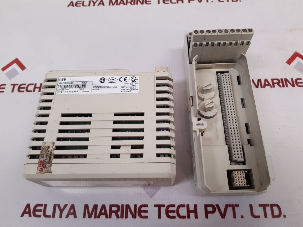 Abb Di810 Digital Input Module 24V 3Bse008508R1, 3Bse013230R1 55°C Tu810V1 05W51 - Aeliya Marine Tech