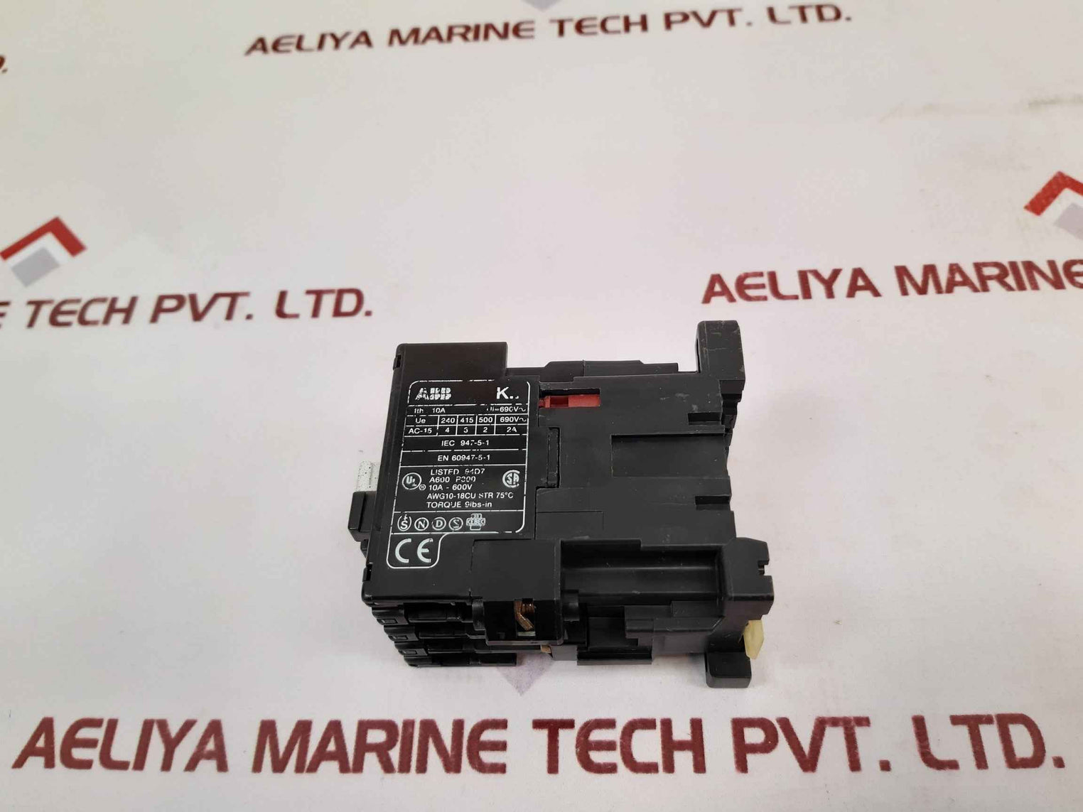 Abb k22e control relay 230-255v 60hz