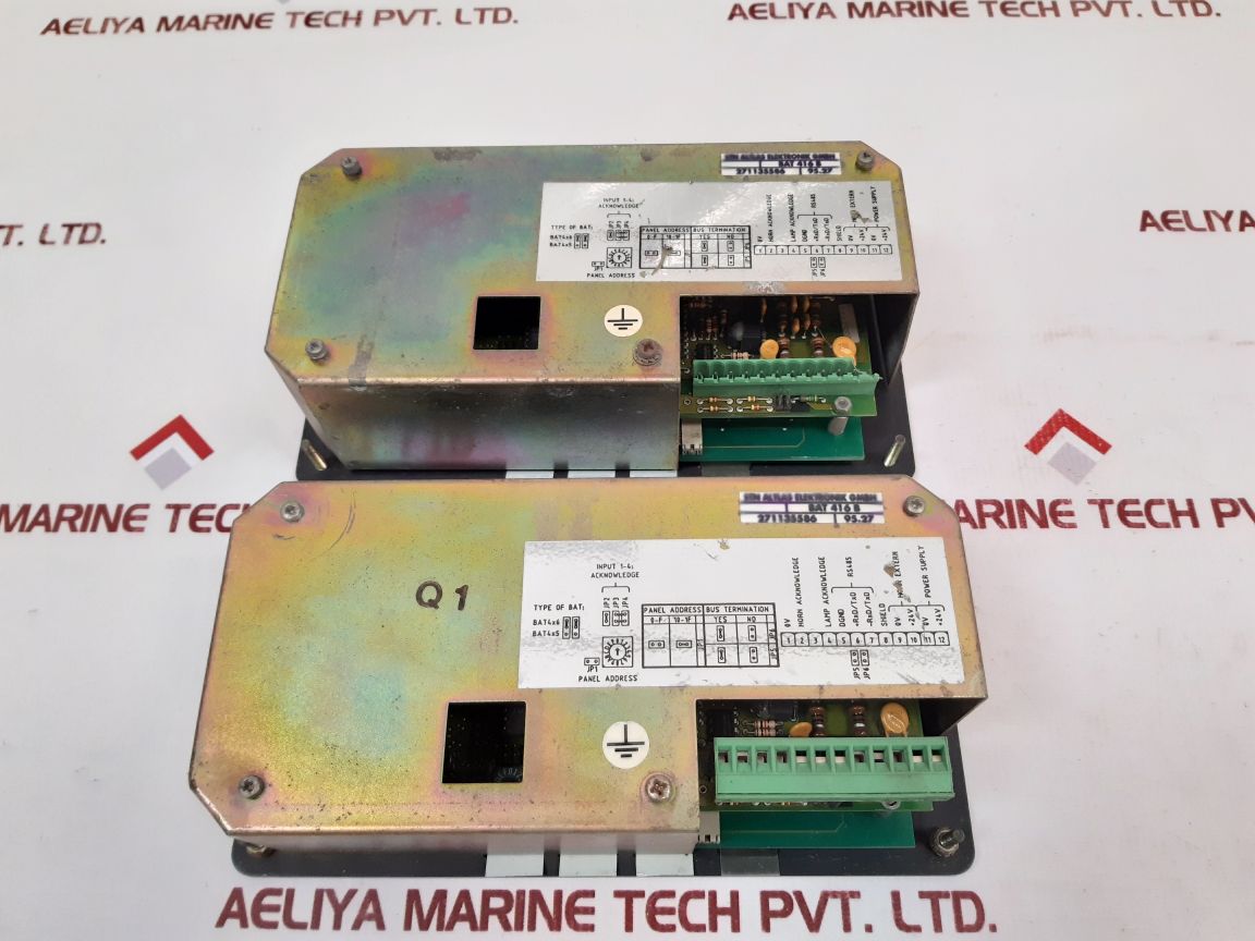 Stn Atlas Elektronik Bat 416 B Signal Fire Alarm Control Display