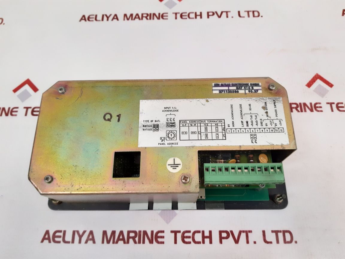 Stn Bat 416 B Signal Fire Alarm Control Display 271135586 24V - Aeliya Marine Tech