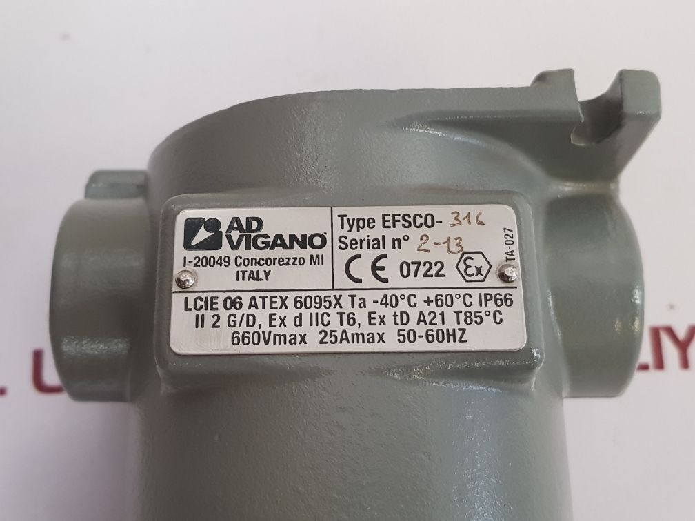 AD Vigano EFSCO-316 Command And Selector Switches - Aeliya Marine Tech