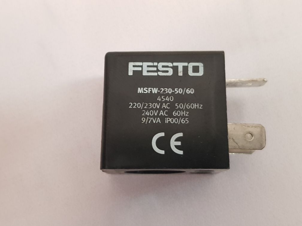 Festo Msfw-230-50/60 Solenoid Coil New - Aeliya Marine Tech