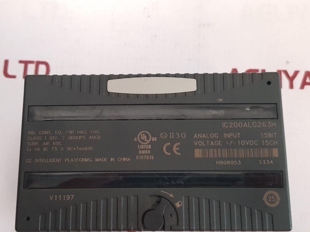 Ge Ic200Alg263H Analog Input Module - Aeliya Marine Tech