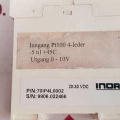 Inor Ipaq-4L Temperature Transmitter 70Ip4L0002 - Aeliya Marine Tech