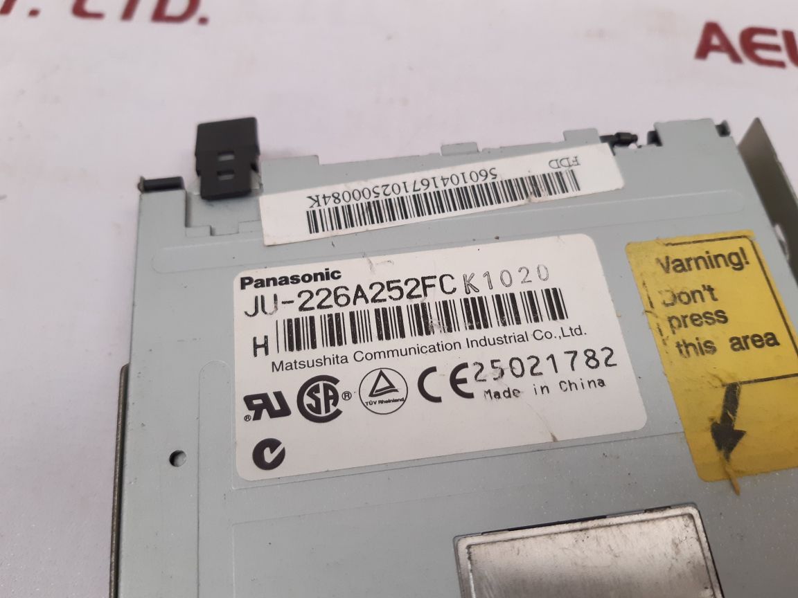 Panasonic Ju-226A252Fc Laptop Floppy Disk Unit - Aeliya Marine Tech