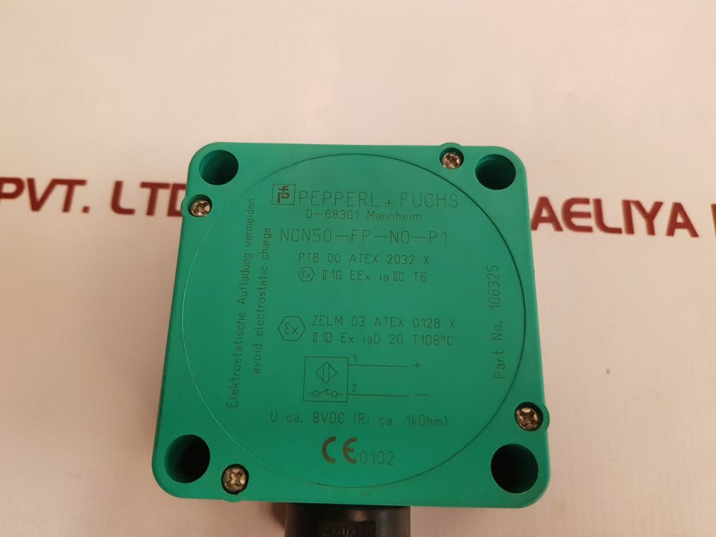 Pepperl+Fuchs Ncn50-fp-n0-p1 Proximity Sensor - Aeliya Marine Tech