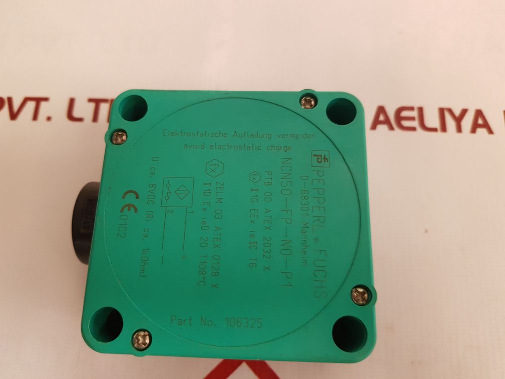 Pepperl+Fuchs Ncn50-fp-n0-p1 Proximity Sensor - Aeliya Marine Tech