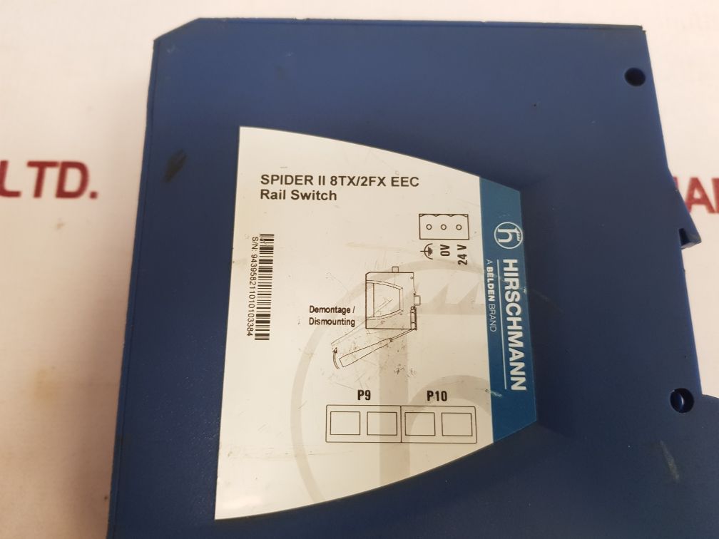 Hirschmann Spider Ii 8Tx/2Fx Eec - Aeliya Marine Tech
