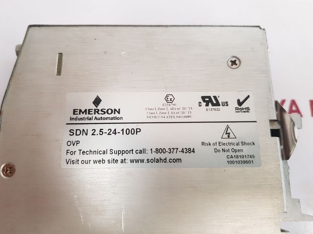 Sola Sdn 2.5-24-100P Power Supply - Aeliya Marine Tech