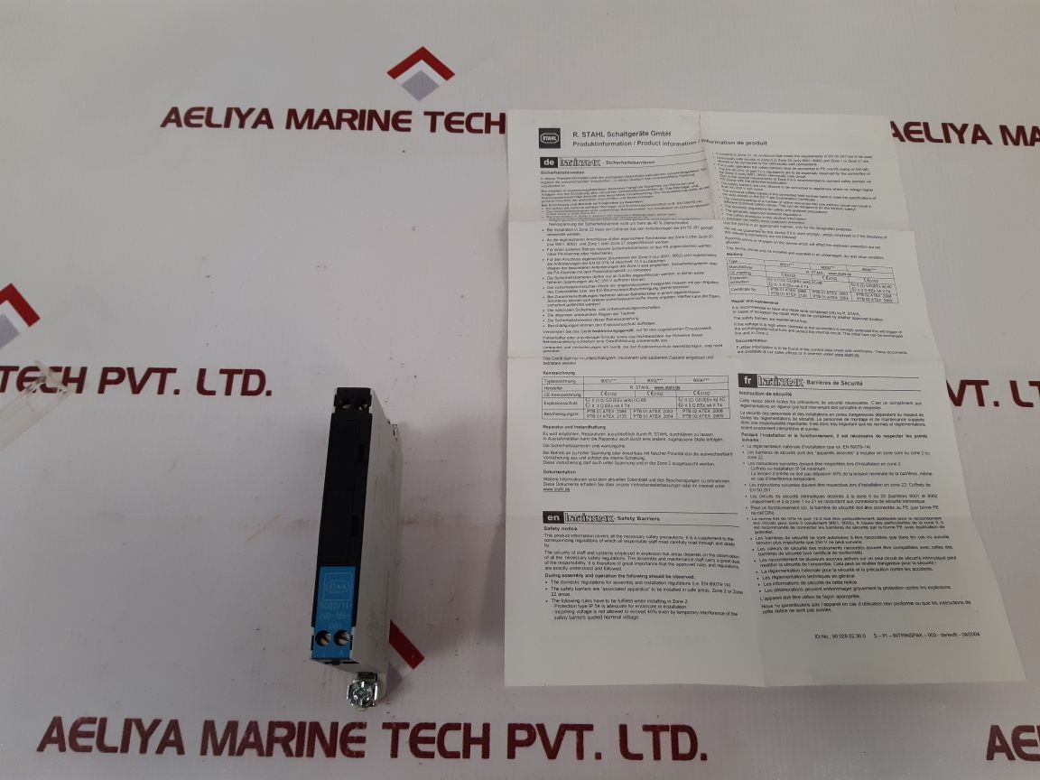 Stahl Intrinspak 9002/11-280-186-001 Safety Barrier