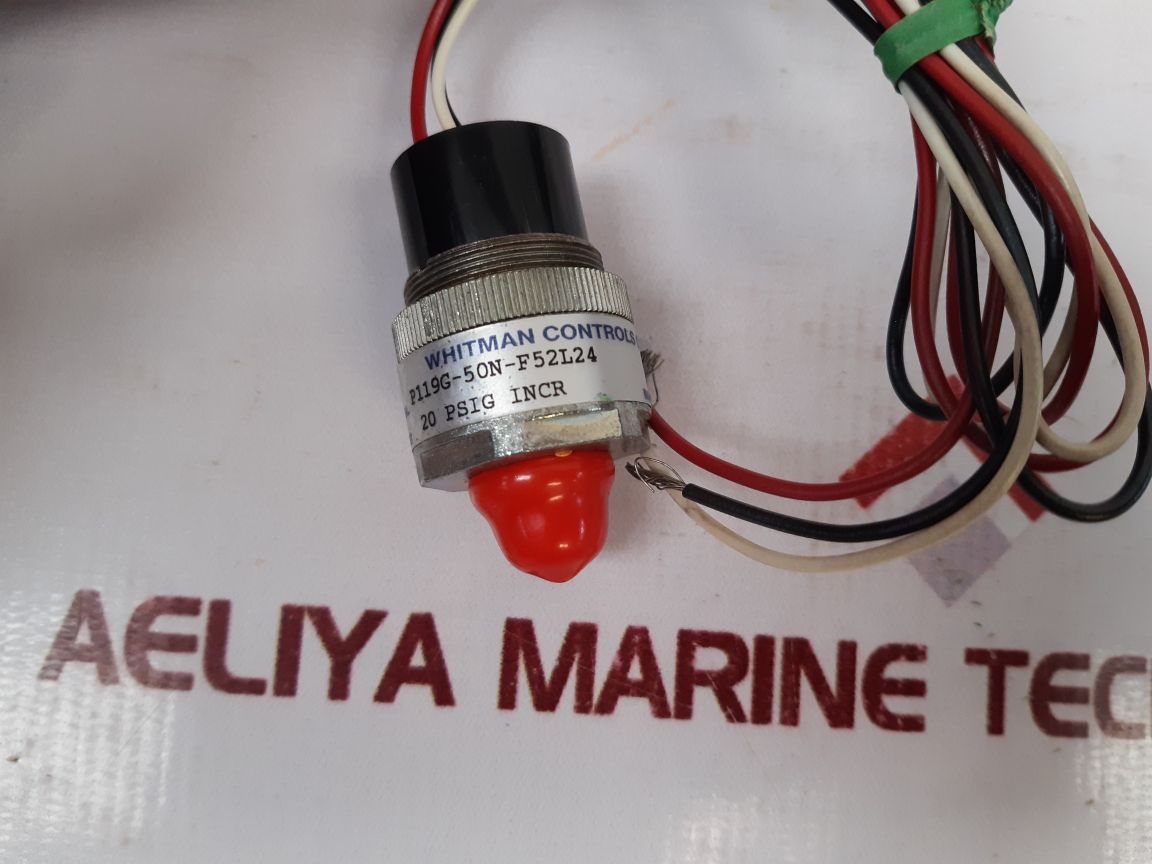 Whitman Controls P119G-50N-f52L24 Pressure Switch - Aeliya Marine Tech