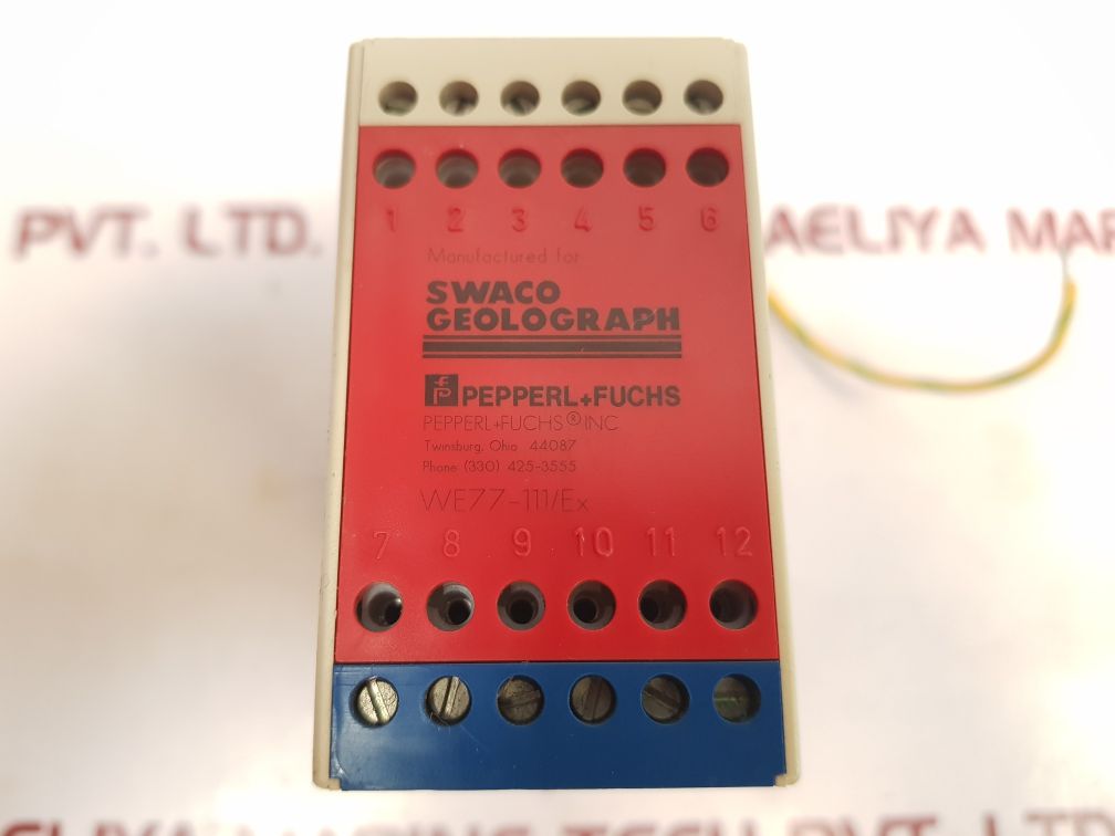 Pepperl+Fuchs We77-111/Ex Switch Amplifier - Aeliya Marine Tech