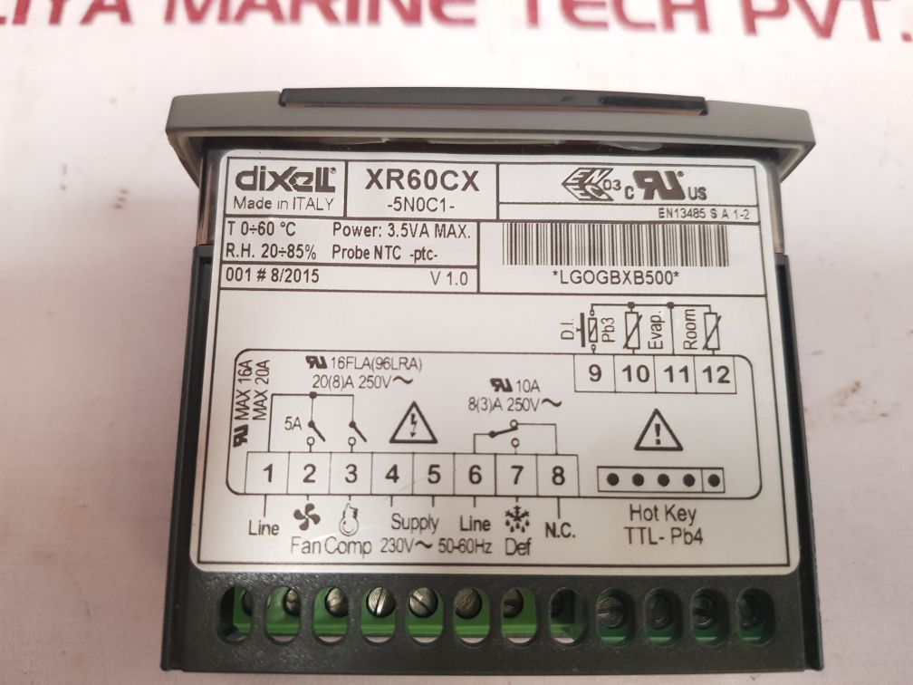 Dixell Xr60Cx Electronic Thermostat 5N0C1 - Aeliya Marine Tech