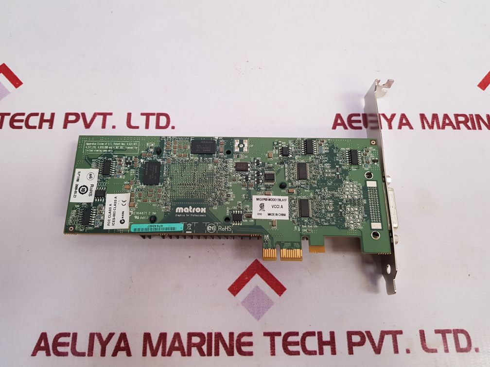 Matrox F2462-00 Mgip69-mdde128La1F Rev B Graphic Card - Aeliya Marine Tech