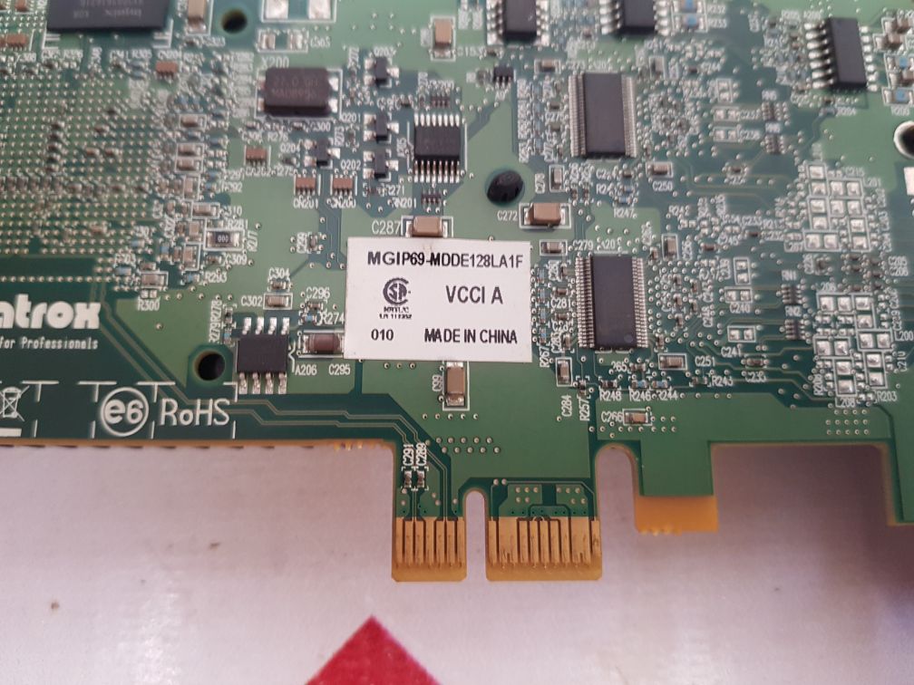 Matrox F2462-00 Mgip69-mdde128La1F Rev B Graphic Card - Aeliya Marine Tech
