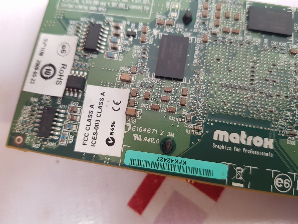 Matrox F2462-00 Mgip69-mdde128La1F Rev B Graphic Card - Aeliya Marine Tech