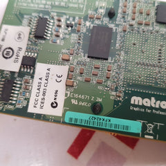 Matrox F2462-00 Mgip69-mdde128La1F Rev B Graphic Card - Aeliya Marine Tech