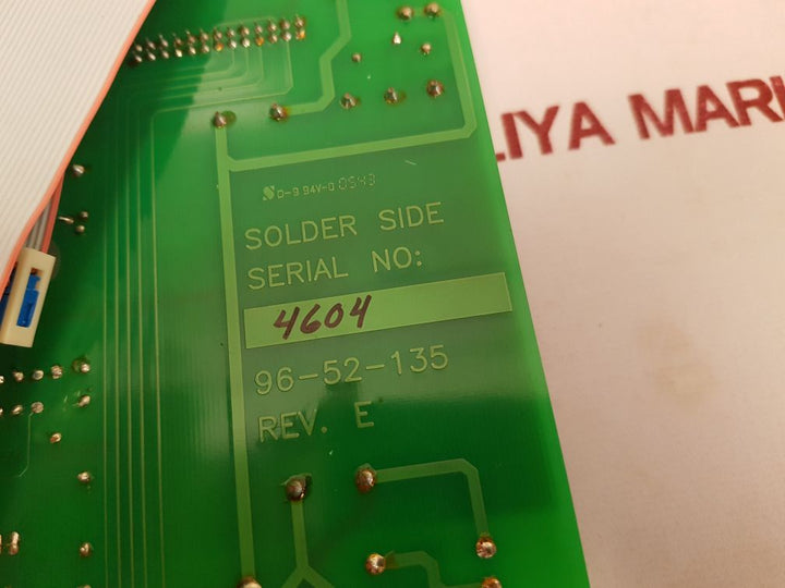 Swaco 96-52-135 monitor interface board - Aeliya Marine Tech