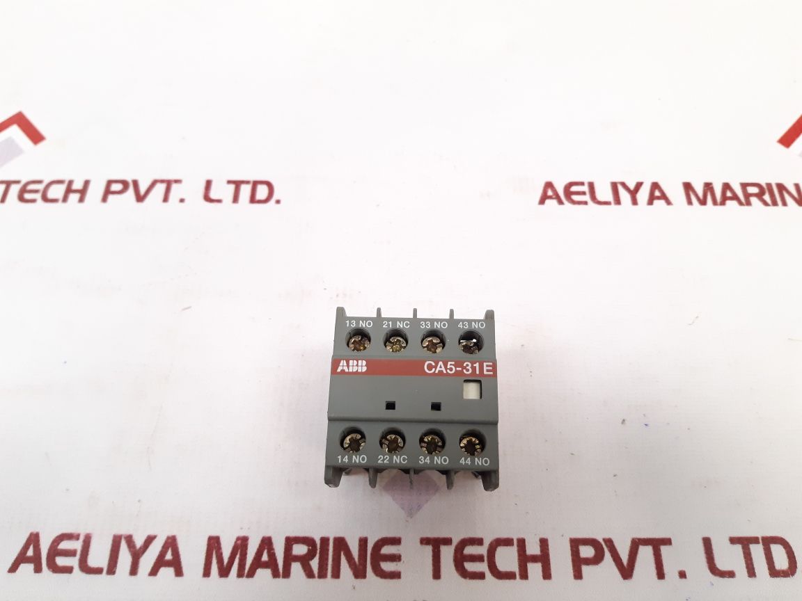 Abb Ca5-31E Auxiliary Contact Block - Aeliya Marine Tech