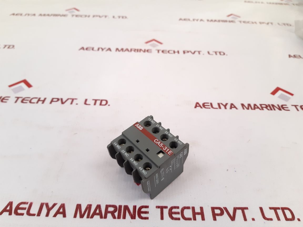 Abb Ca5-31E Auxiliary Contact Block - Aeliya Marine Tech