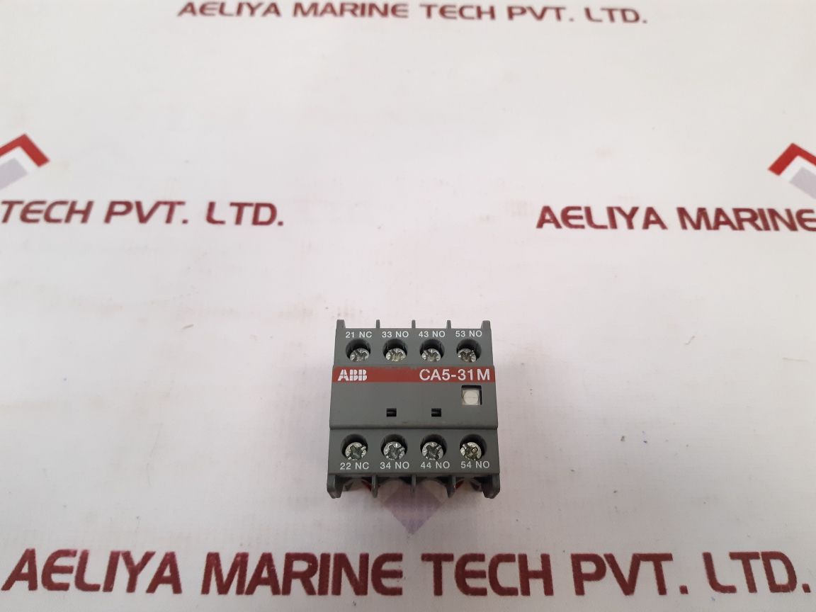 Set Of 7X Abb Ca5-31M Auxiliary Contact Block - Aeliya Marine Tech