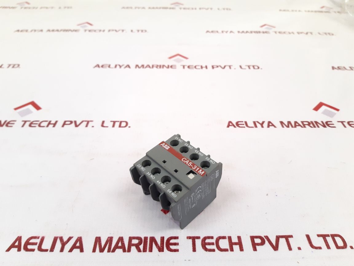 Set Of 7X Abb Ca5-31M Auxiliary Contact Block - Aeliya Marine Tech