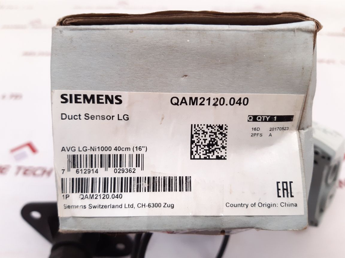 Siemens Qam2120.040 Temperature Sensor Ip42(54) - Aeliya Marine Tech