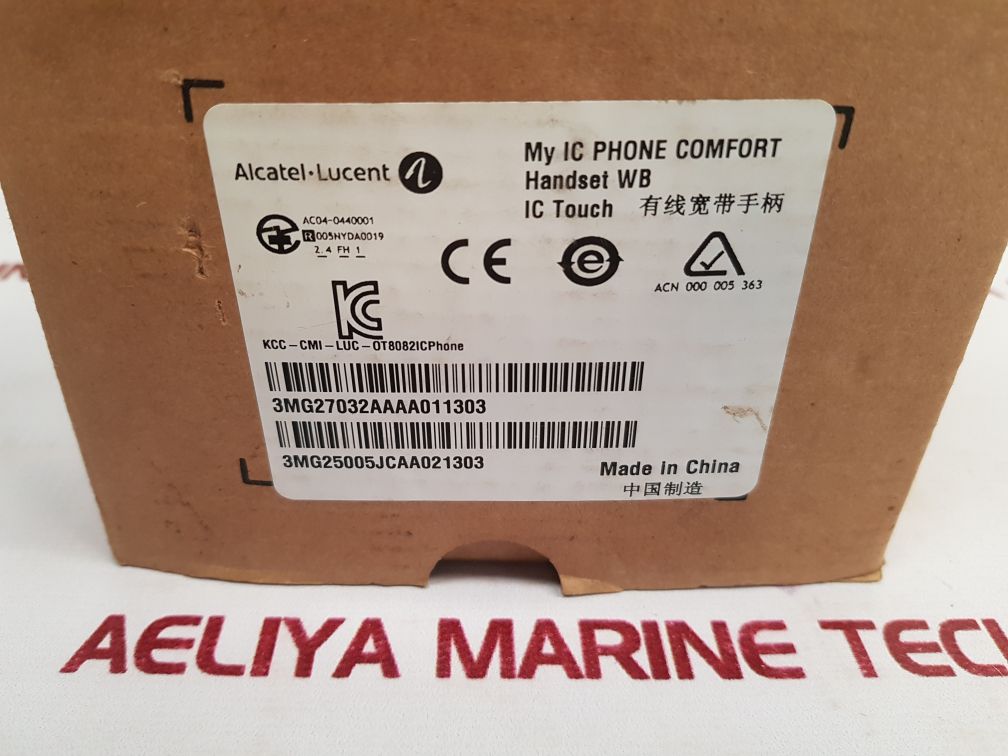 Alcatel-lucent Ac04-0440001 Ic Phone Comfort Handset Wb - Aeliya Marine Tech