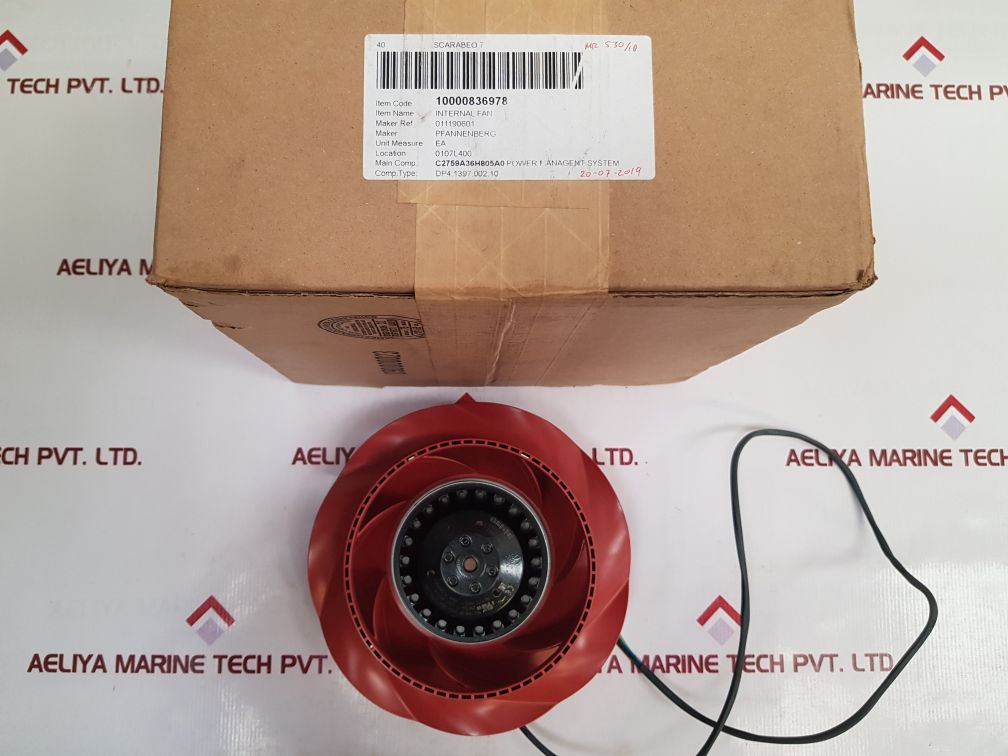 Ebmpapst R2E190-ra26-53 Internal Fan - Aeliya Marine Tech