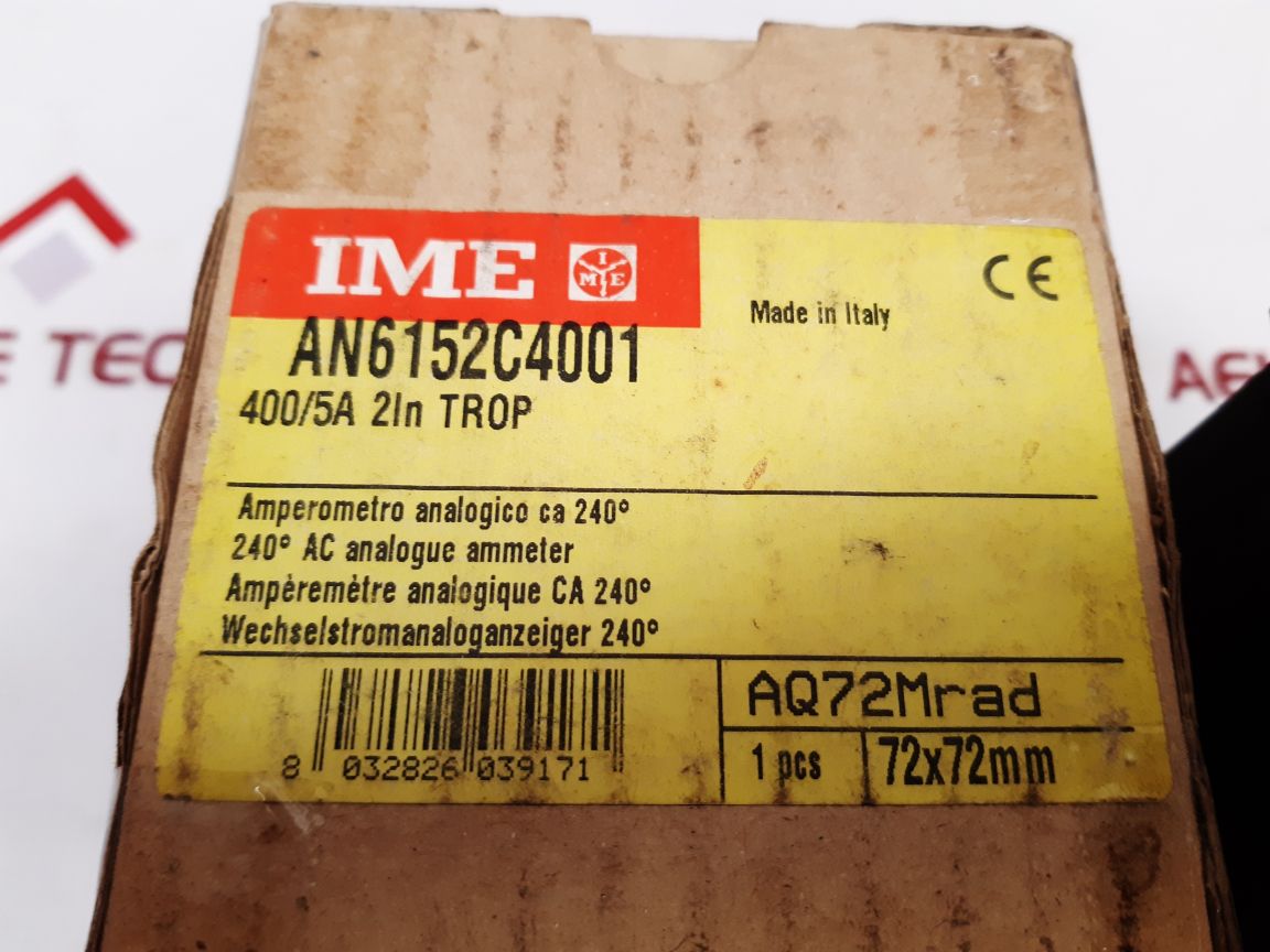 Ime An6152C4001 Analogue Ammeter new - Aeliya Marine Tech