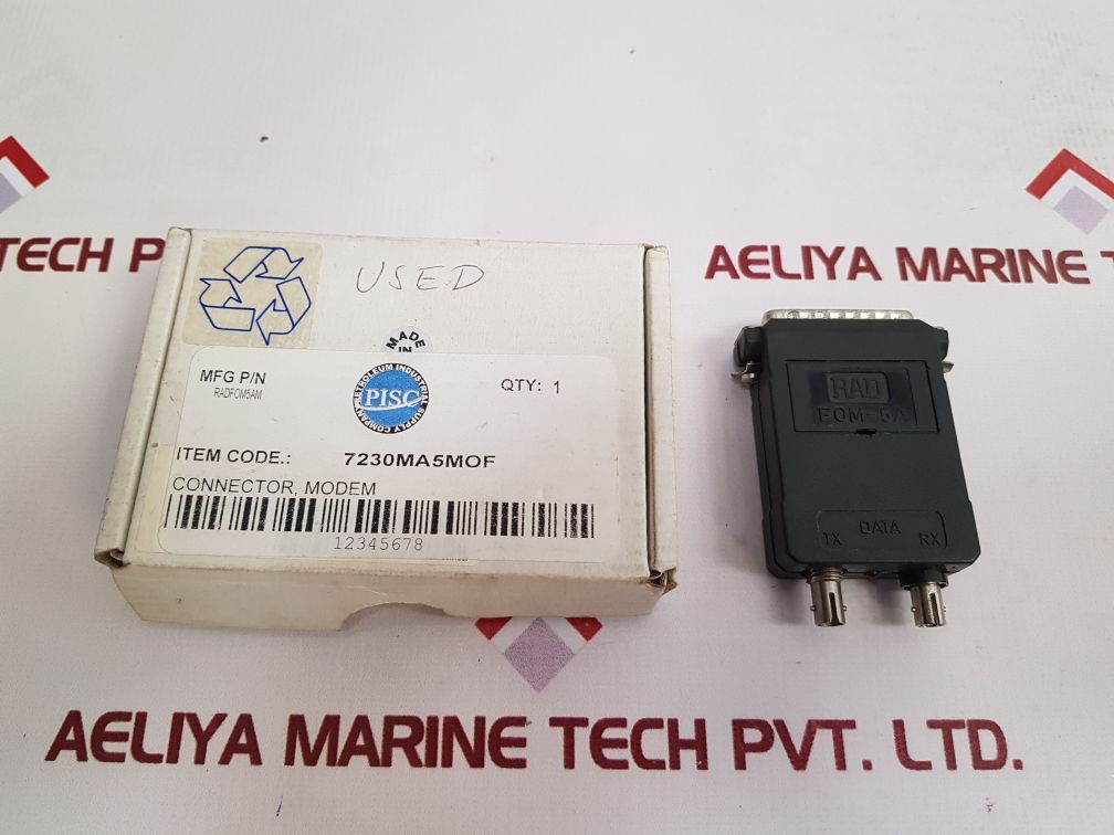 Rad Fom-5A Fiber Optic Connector Modem