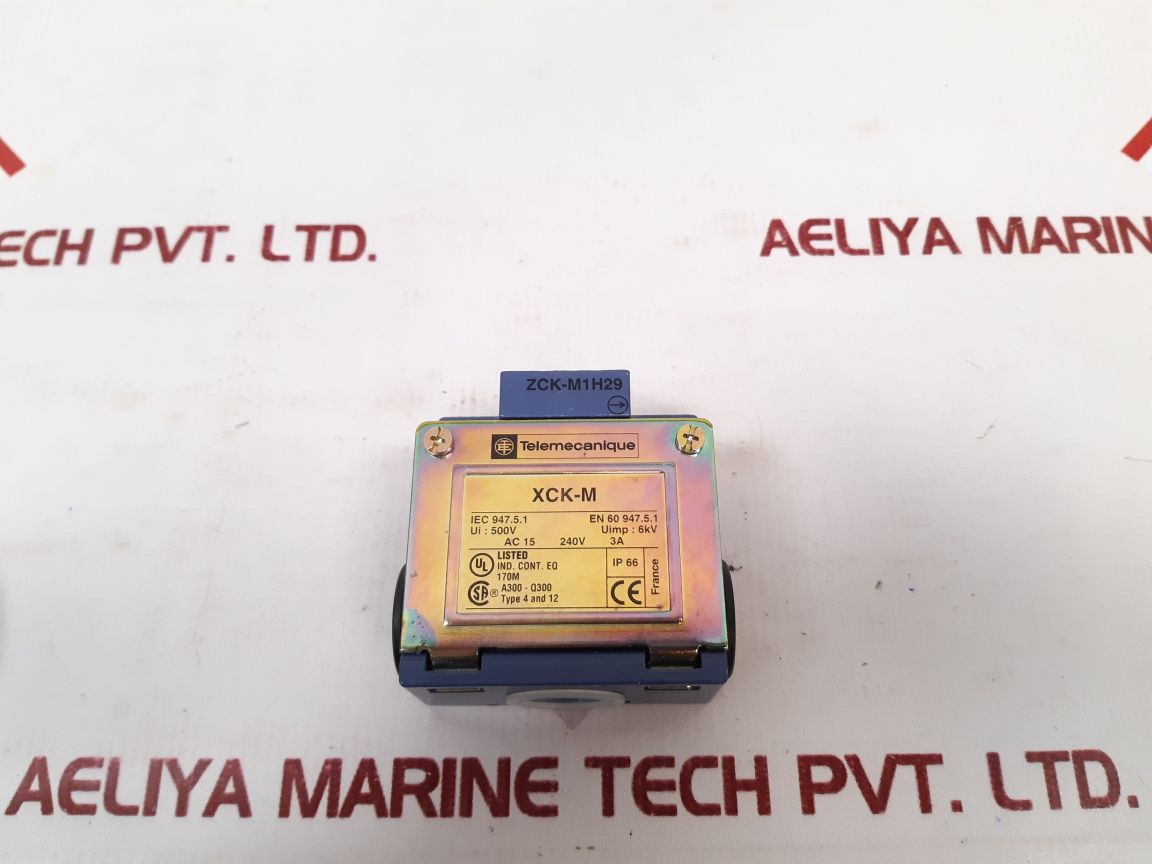 Telemecanique Zck-m1H29 Limit Switch 240V 3A - Aeliya Marine Tech