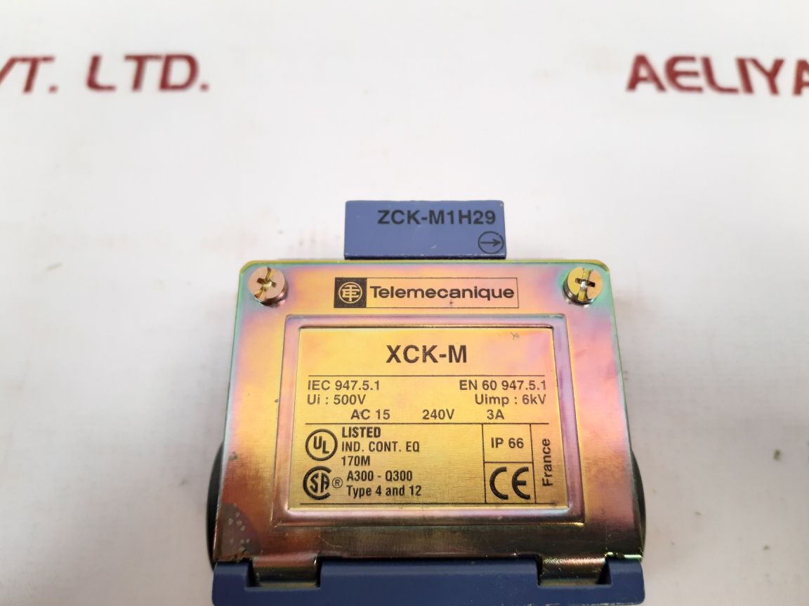 Telemecanique Zck-m1H29 Limit Switch 240V 3A - Aeliya Marine Tech