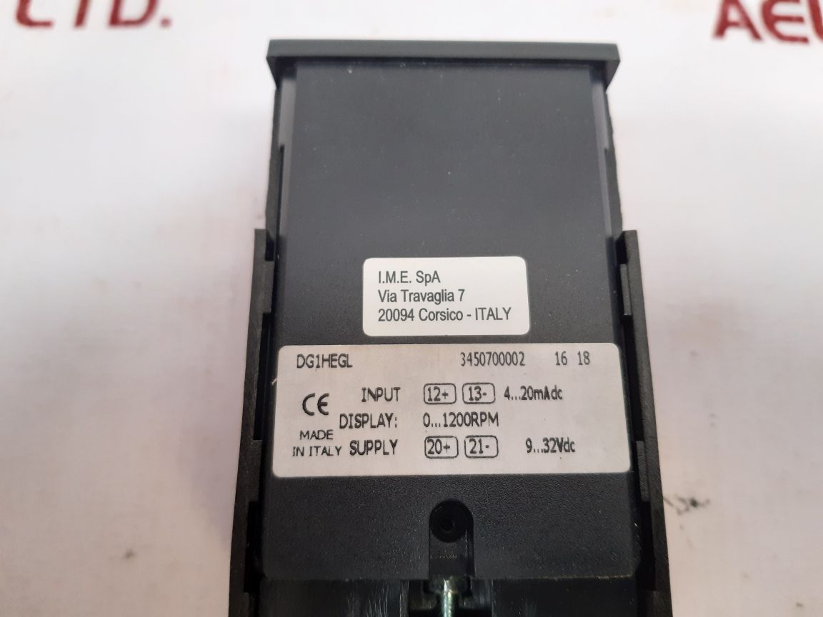 I.M.E. Dg1Hegl Digital Meter - Aeliya Marine Tech