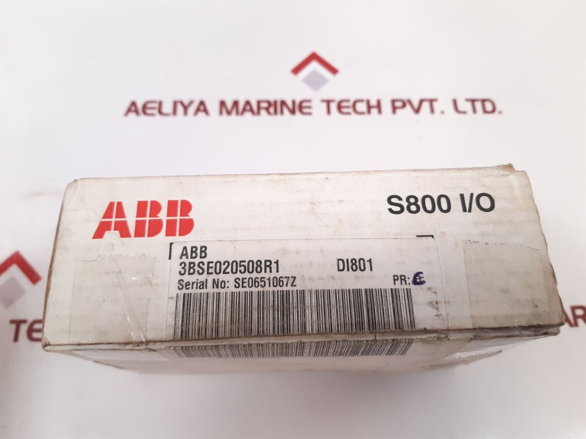 Abb Di801 3Bse020508R1 Digital Input Module Pr:C - Aeliya Marine Tech