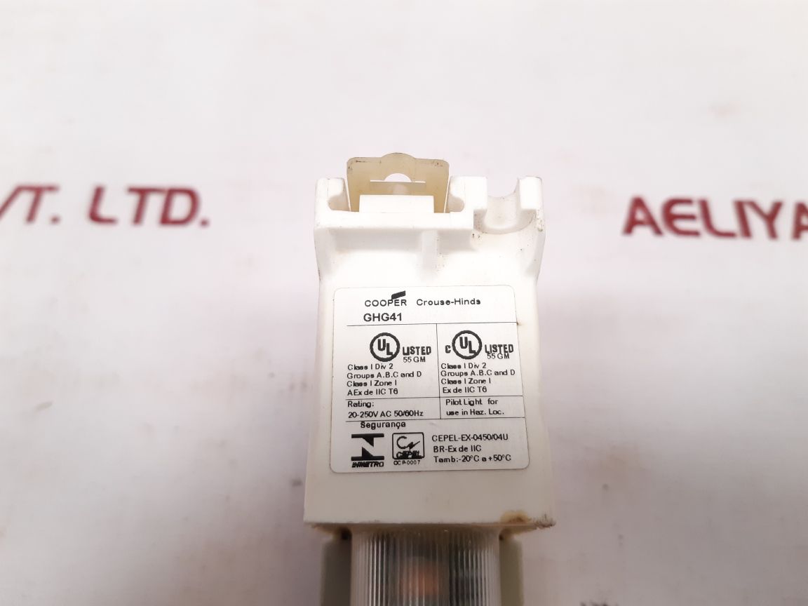 Cooper Crouse-hinds Ghg4171805R0001 Push Button - Aeliya Marine Tech